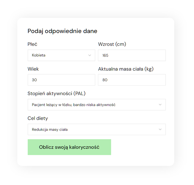 Kalkulator kaloryczny